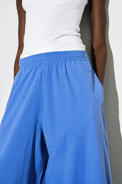 COS シアサッカーキュロット