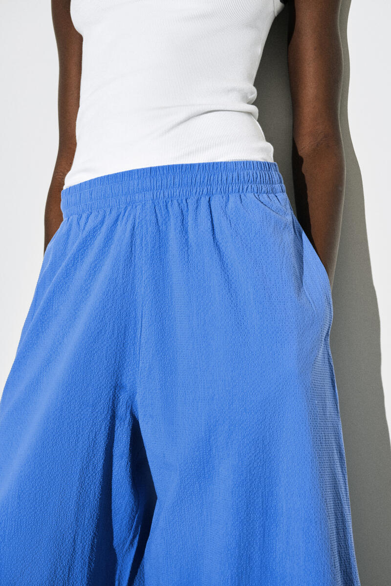 COS シアサッカーキュロット