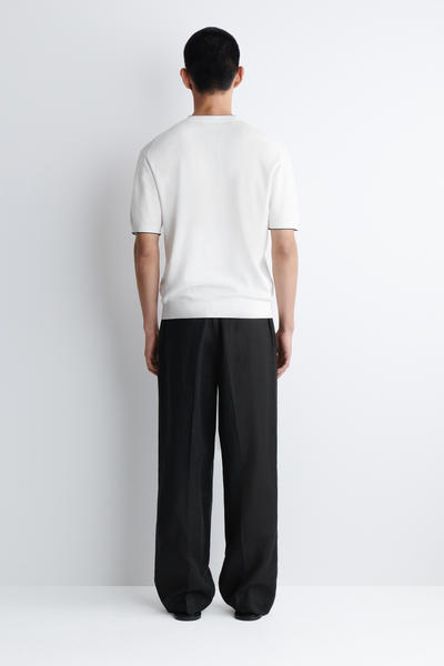 COS コントラストチップニットTシャツ