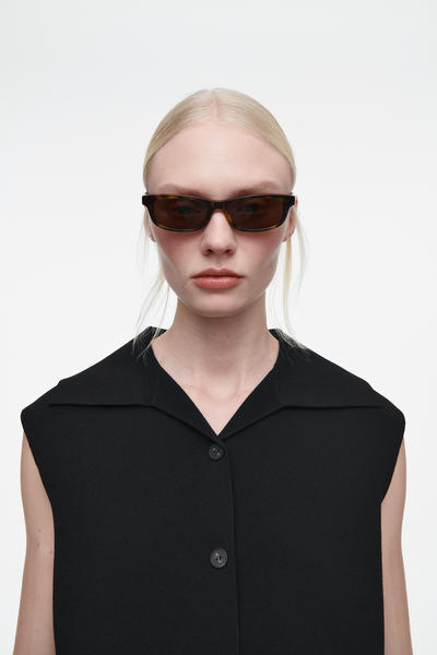 COS カラーニットベスト