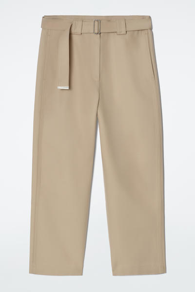 COS ベルト付きスリムレッグパンツ