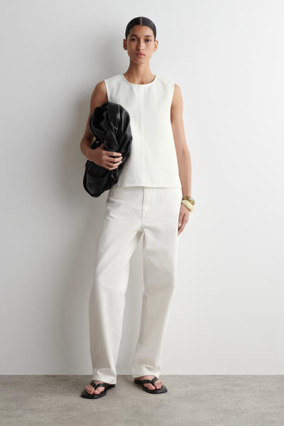 COS ノースリーブデニムトップ