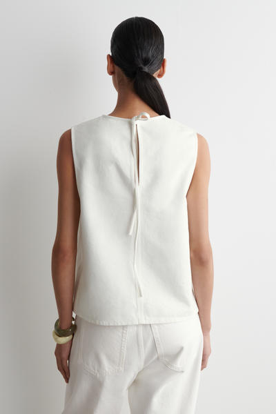 COS ノースリーブデニムトップ