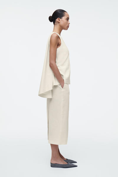 COS ポインテッドスエードミュール