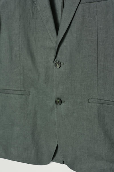 COS シングルブレストリネンブレザー