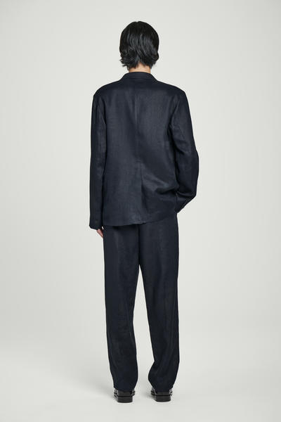 COS シングルブレストリネンブレザー