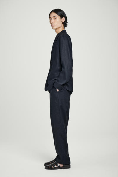 COS シングルブレストリネンブレザー