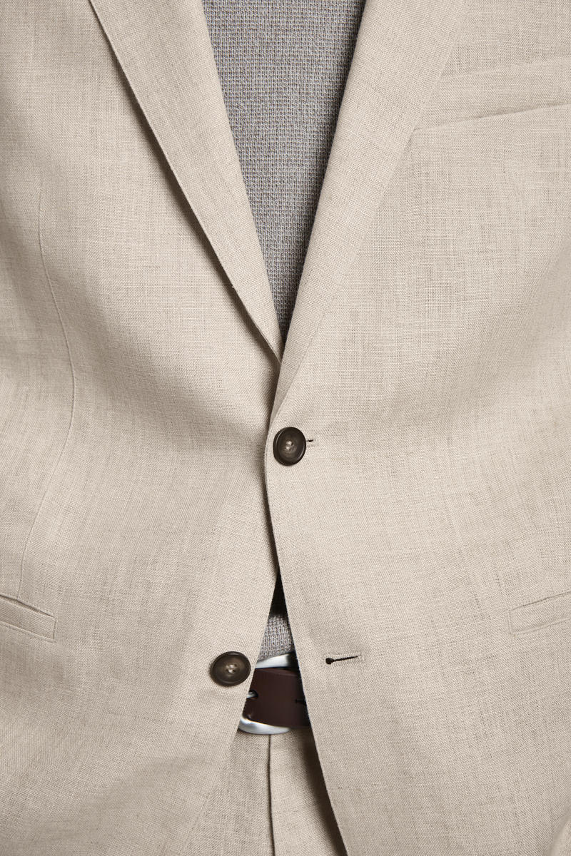 COS シングルブレストリネンブレザー