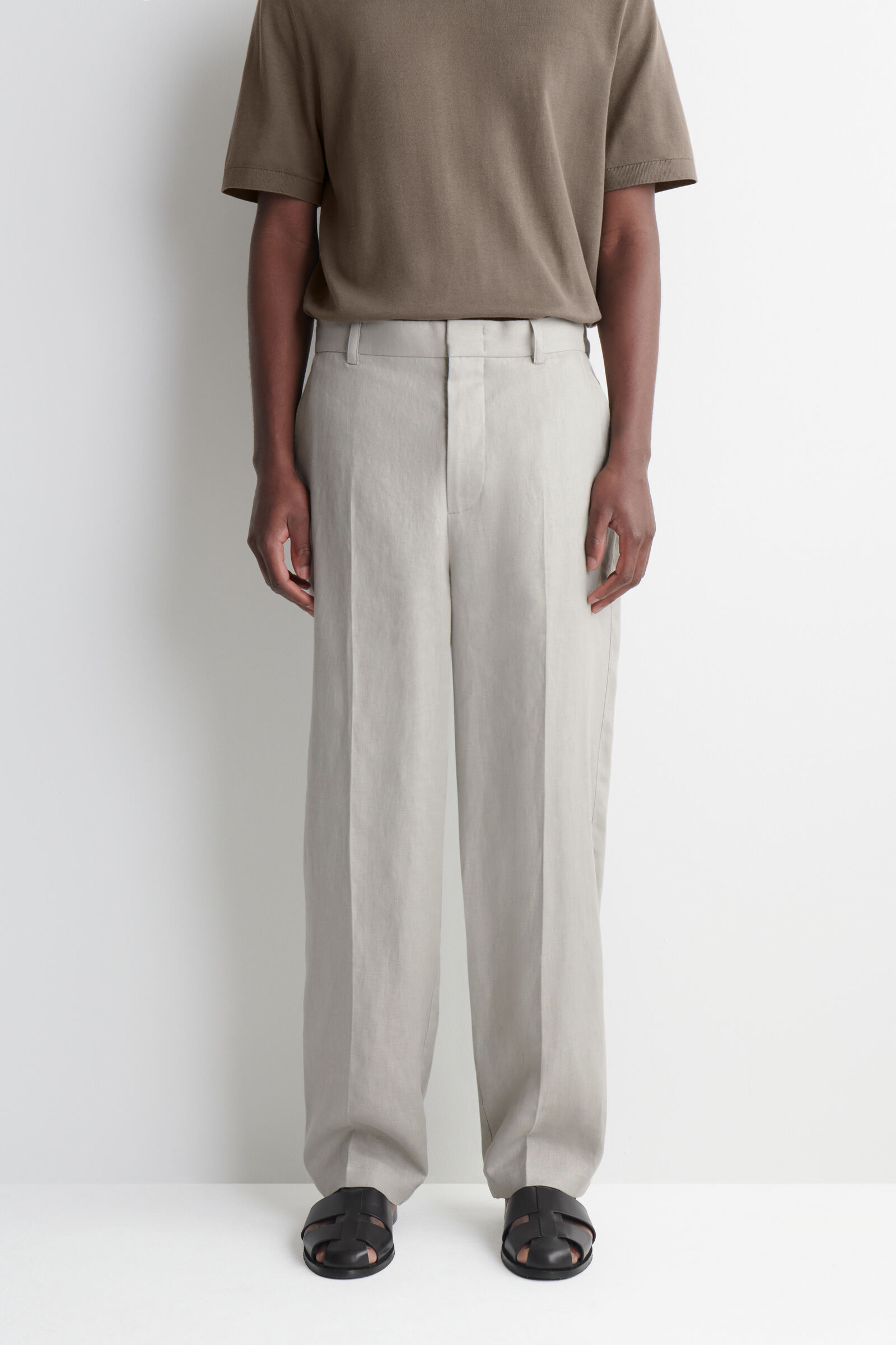 90s CONDOR linen pant リネンパンツ RELAXED LINEN TAPERED TROUSERS リラックスフィット リネンテーパード