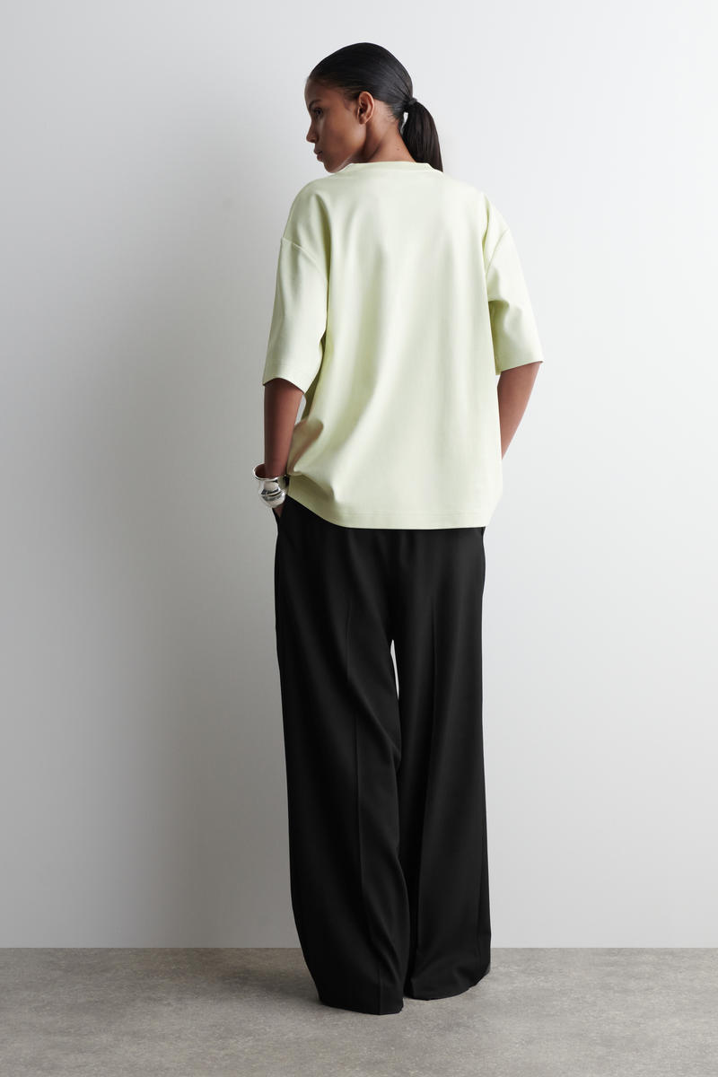 OVERSIZED T-SHIRT オーバーサイズTシャツ ライトグリーン｜COS コス