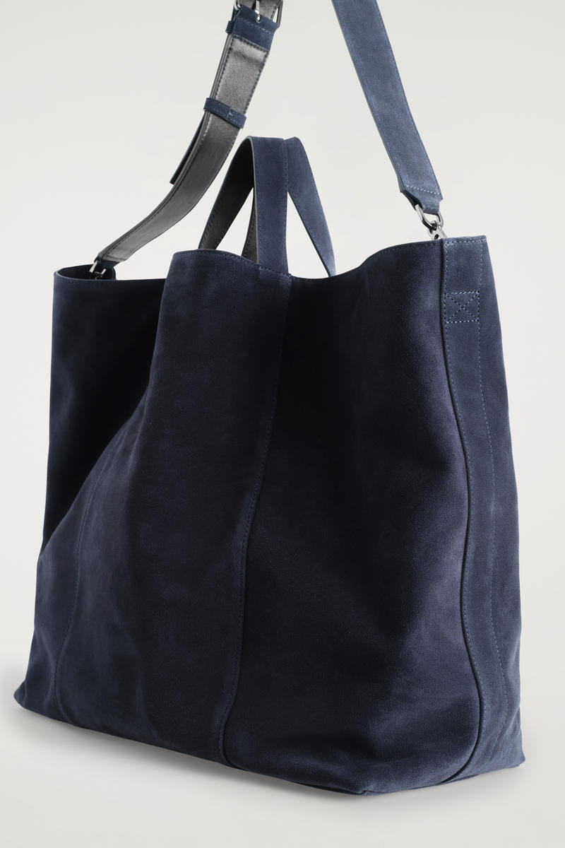 CONVERTIBLE TOTE BAG - SUEDE コンバーチブルトートバッグ - スエード