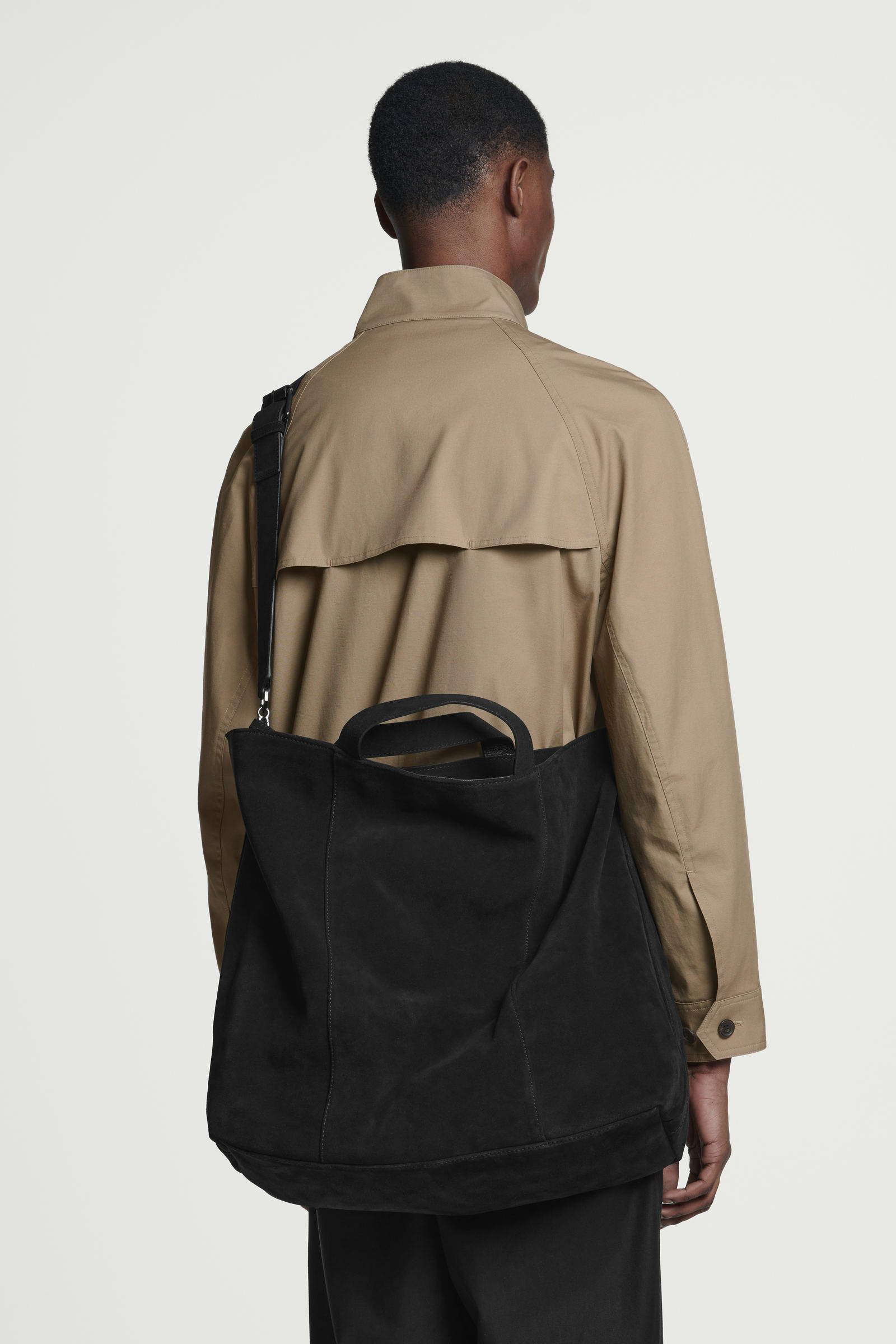 CONVERTIBLE TOTE BAG - SUEDE コンバーチブルトートバッグ - スエード