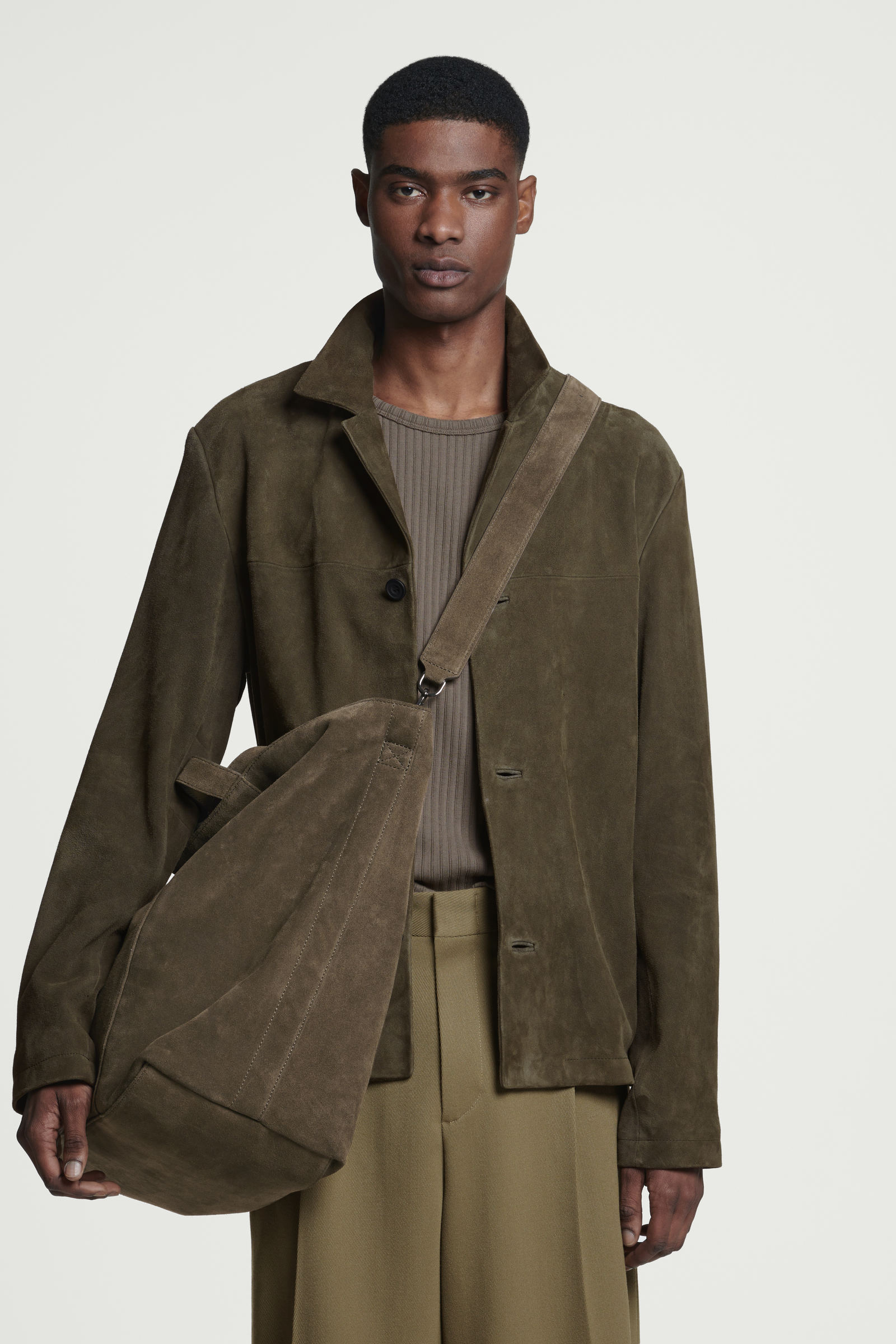 CONVERTIBLE TOTE BAG - SUEDE コンバーチブルトートバッグ - スエード