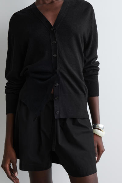 COS ドローストリング コットンショートパンツ