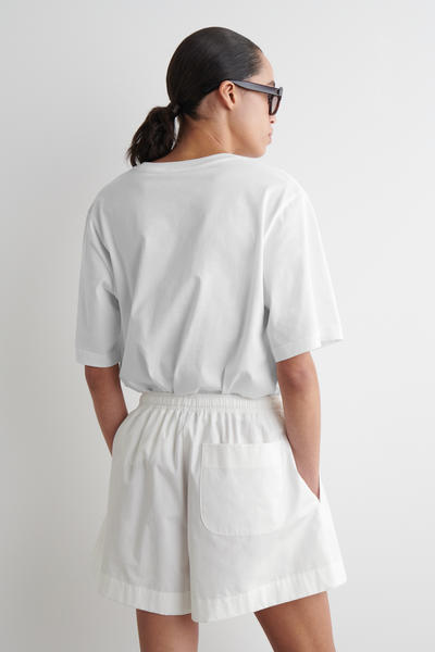 COS ドローストリング コットンショートパンツ