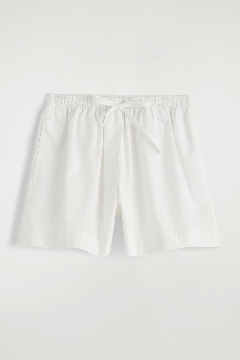 COS ドローストリング コットンショートパンツ