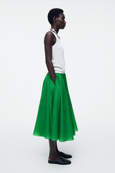 COS サークルカットミディスカート