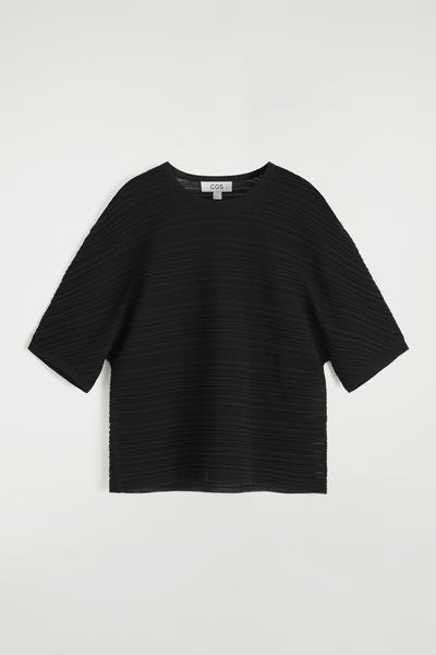 COS ストライプニットTシャツ