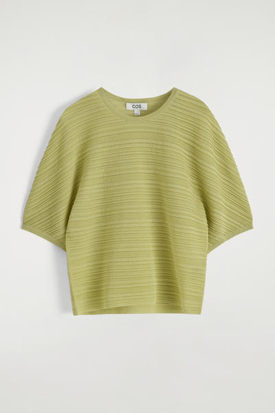 COS ストライプニットTシャツ