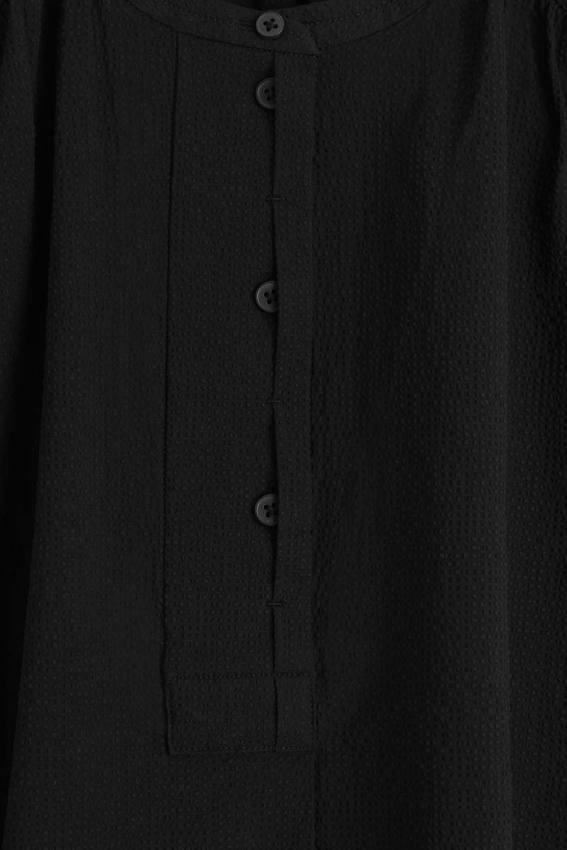 COS ギャザードグランドカラーブラウス