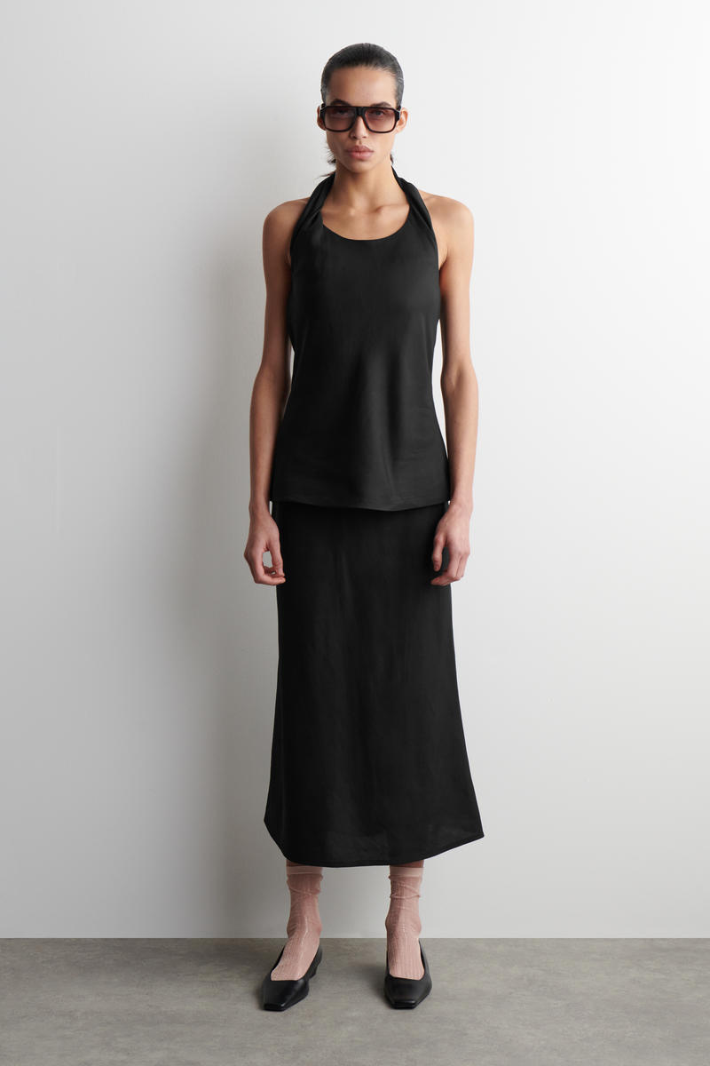 COS リブ編みシアーソックス