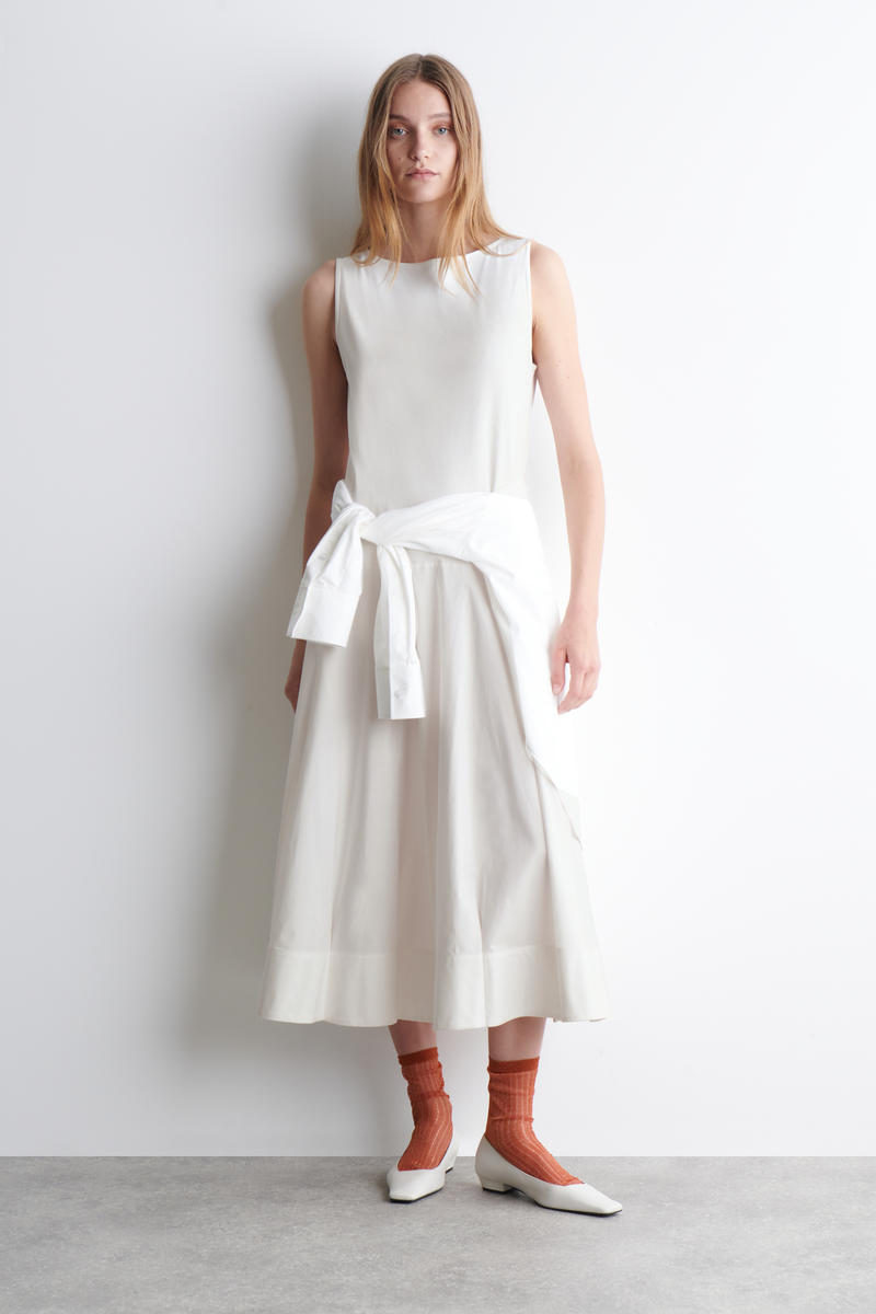 COS リブ編みシアーソックス