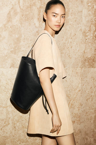 COS スエードミニTシャツドレス