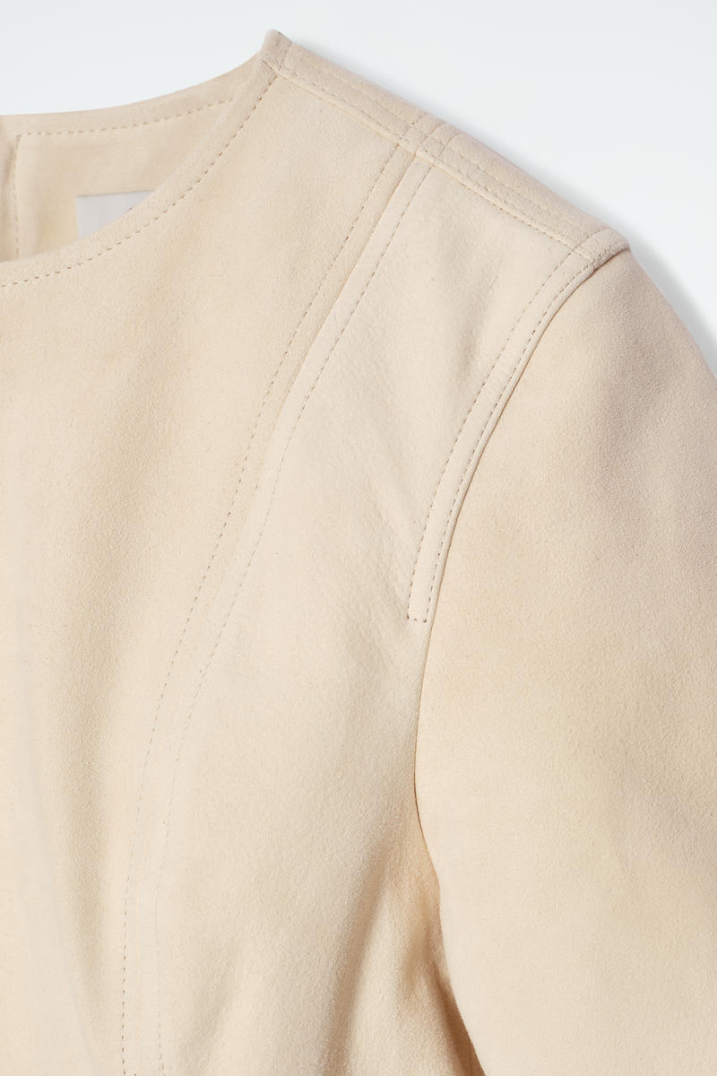 COS スエードミニTシャツドレス