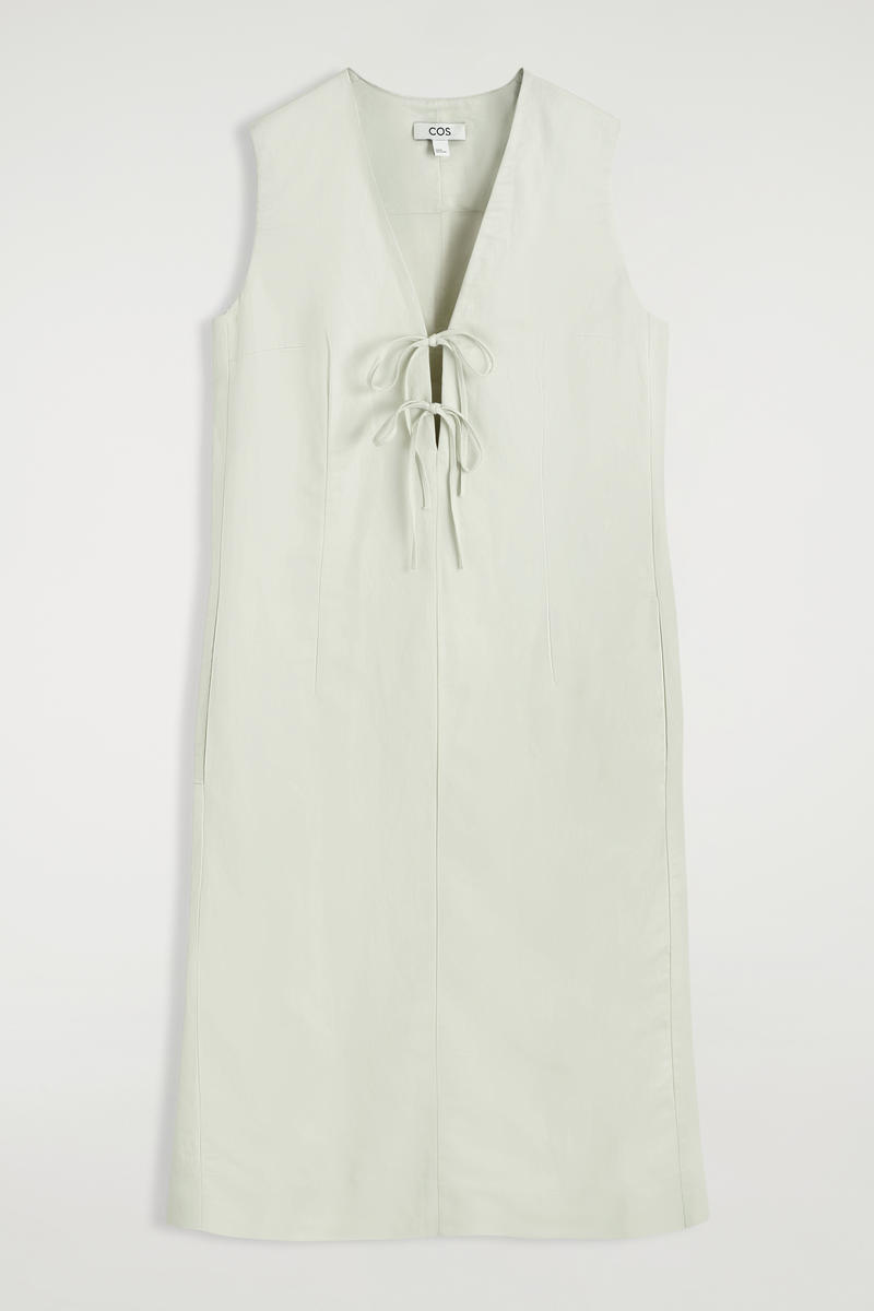 COS タイフロントミディドレス