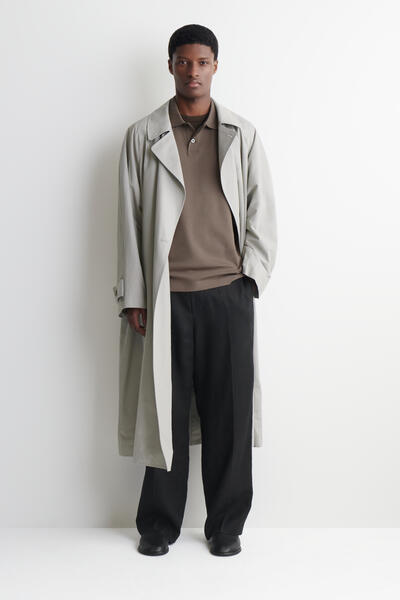 COS インターロックコットンポロシャツ