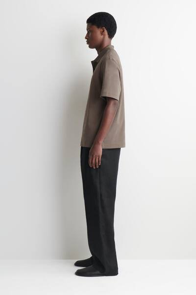 COS インターロックコットンポロシャツ