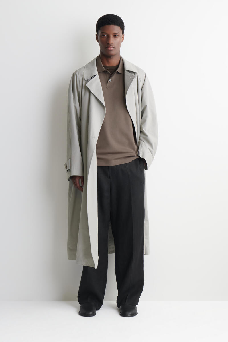 COS インターロックコットンポロシャツ