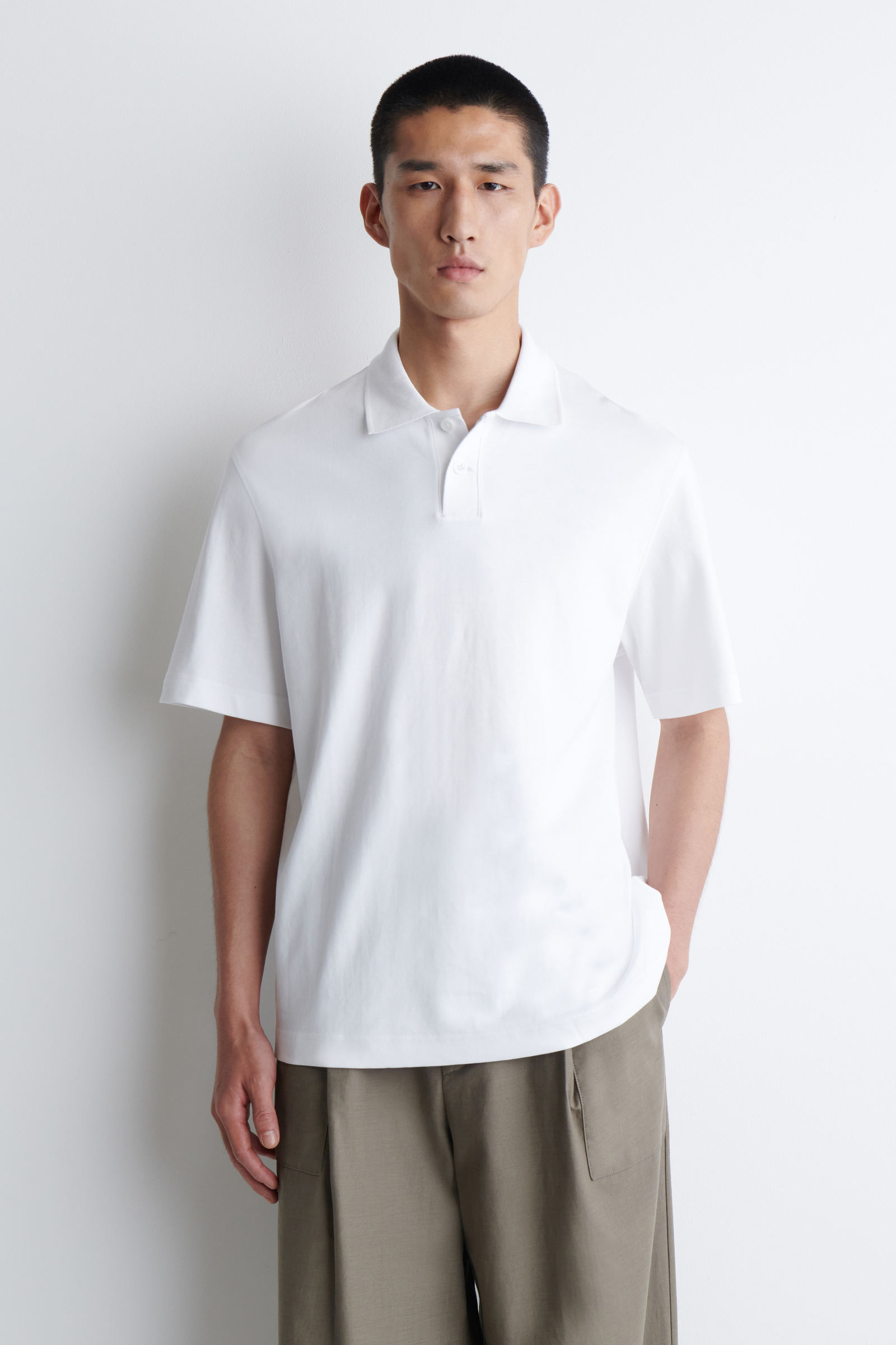 INTERLOCK COTTON POLO SHIRT インターロックコットンポロシャツ