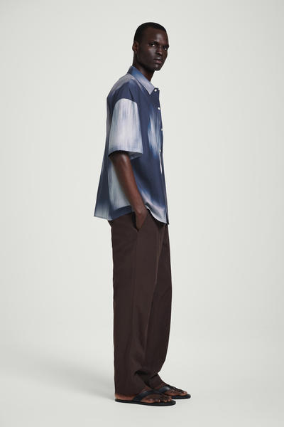 COS リラックスフィット 半袖リゾートシャツ