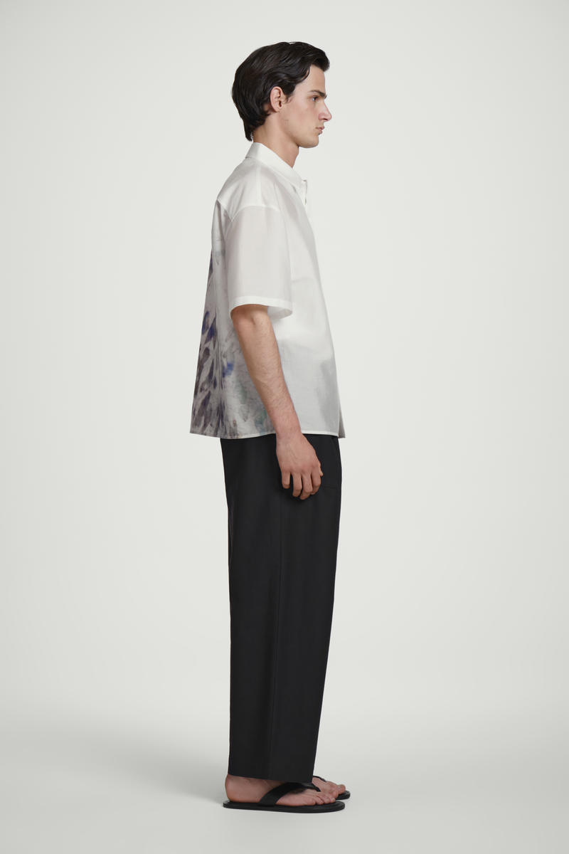 COS リラックスフィット 半袖リゾートシャツ