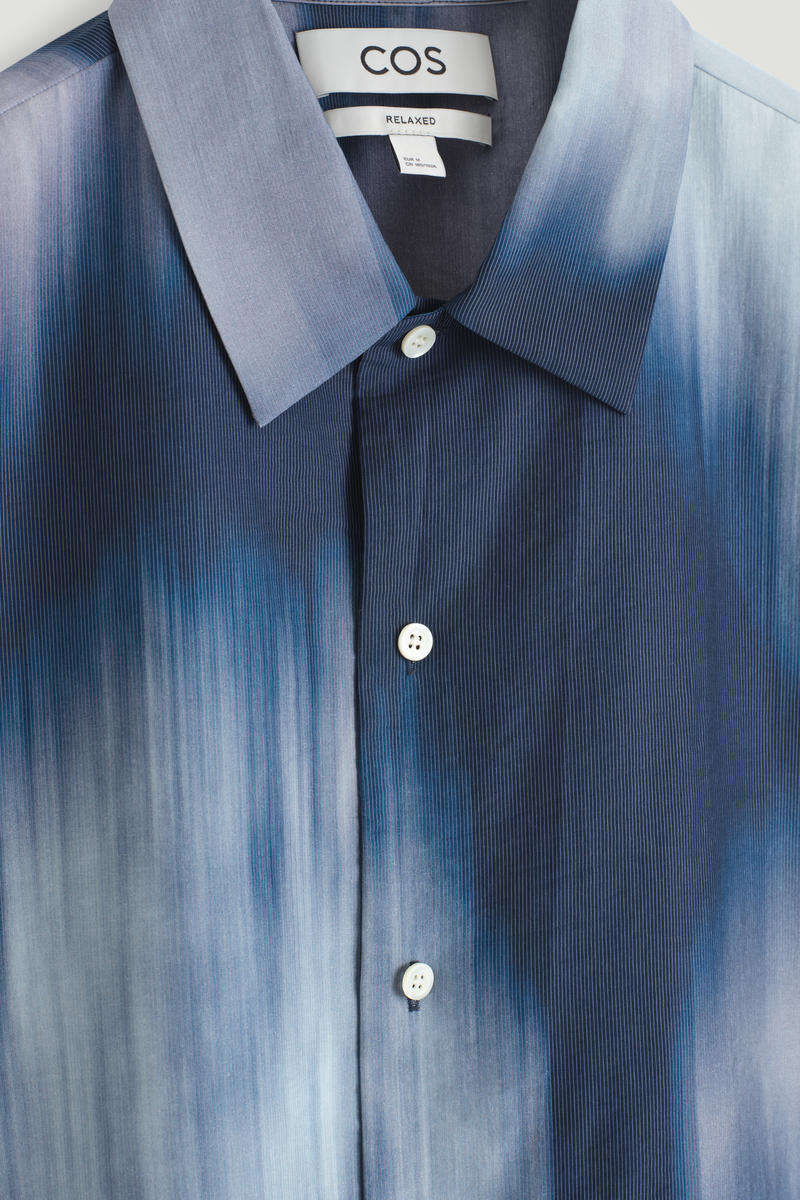 COS リラックスフィット 半袖リゾートシャツ