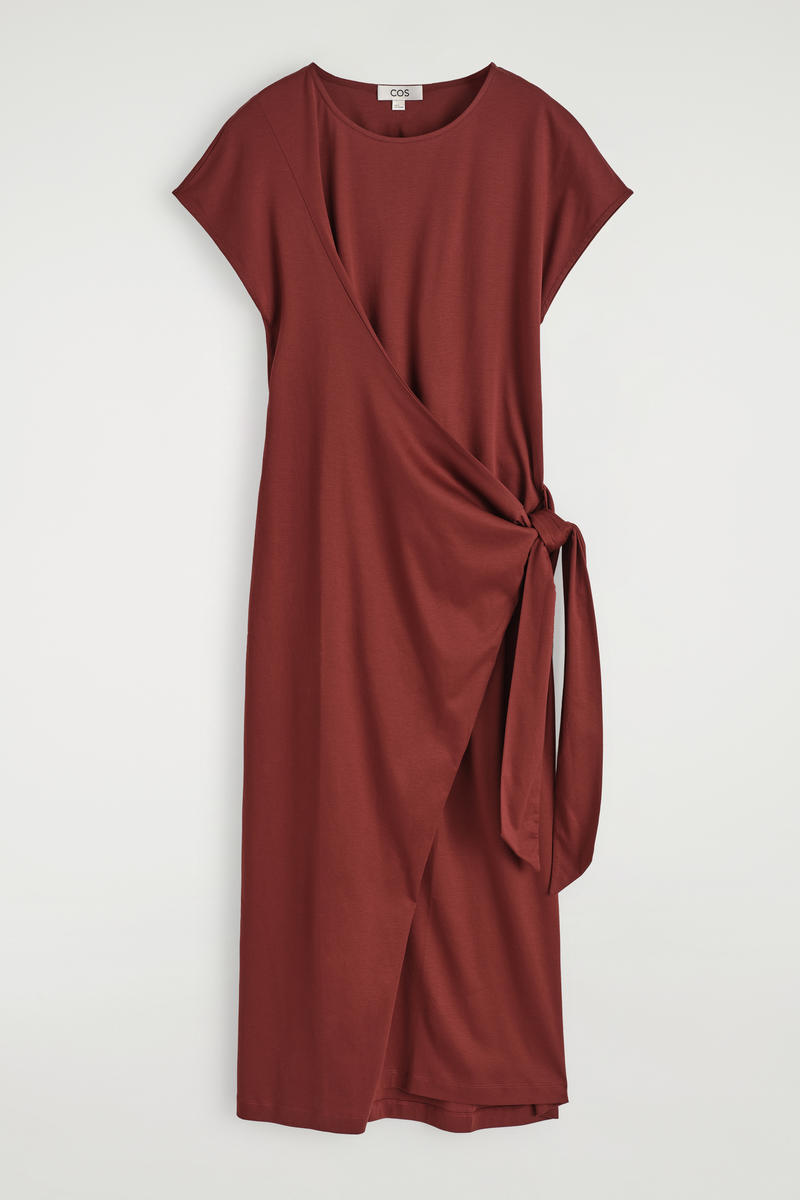 COS ラップフロントTシャツドレス