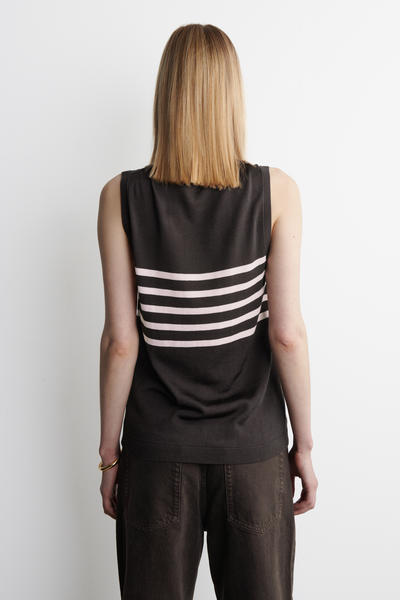 COS ストライプニットタンクトップ