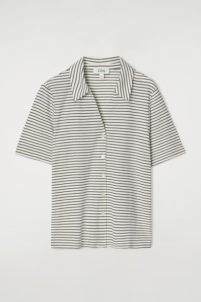 COS ジャージーリゾートシャツ