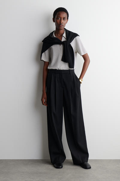 COS ジャージーリゾートシャツ