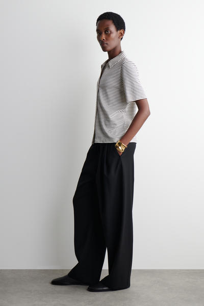 COS ジャージーリゾートシャツ