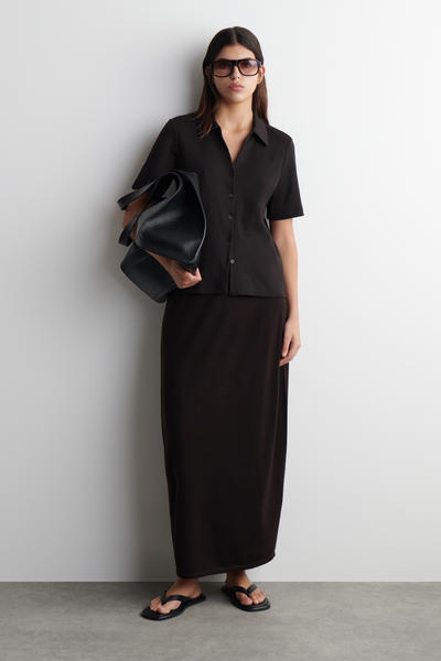 COS ジャージーリゾートシャツ