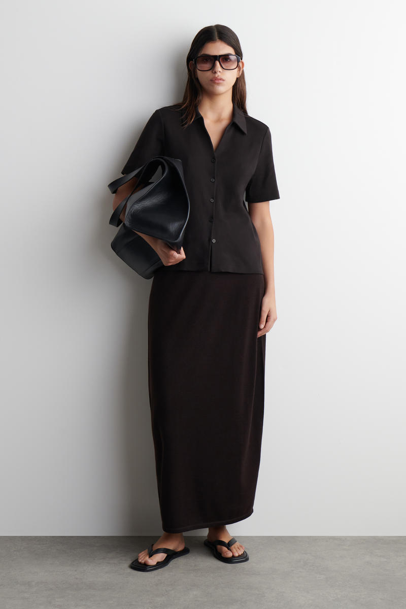 COS ショートスリーブレザーシャツ COS ショートスリーブレザーシャツ