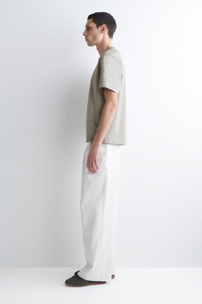 COS インターロックコットンクルーネックTシャツ