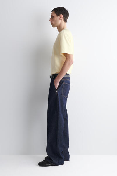 COS インターロックコットンクルーネックTシャツ