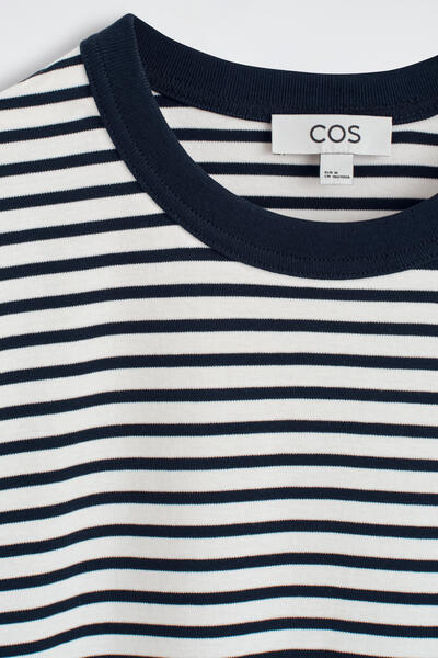 COS インターロック コットン クルーネックTシャツ