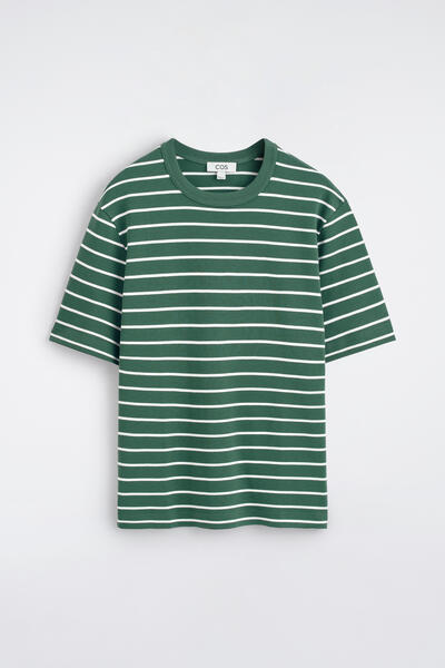COS インターロック コットン クルーネックTシャツ