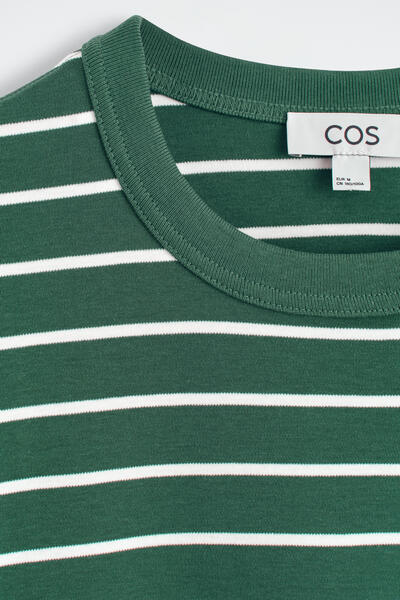 COS インターロック コットン クルーネックTシャツ
