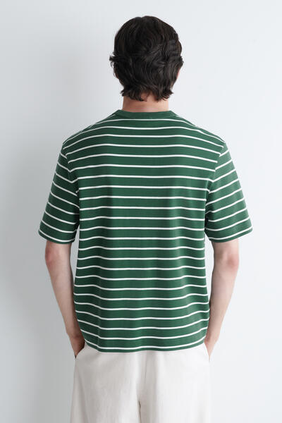 COS インターロック コットン クルーネックTシャツ