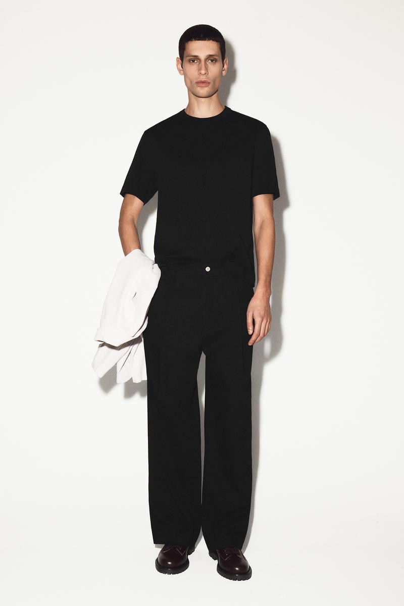 COS インターロックコットンクルーネックTシャツ